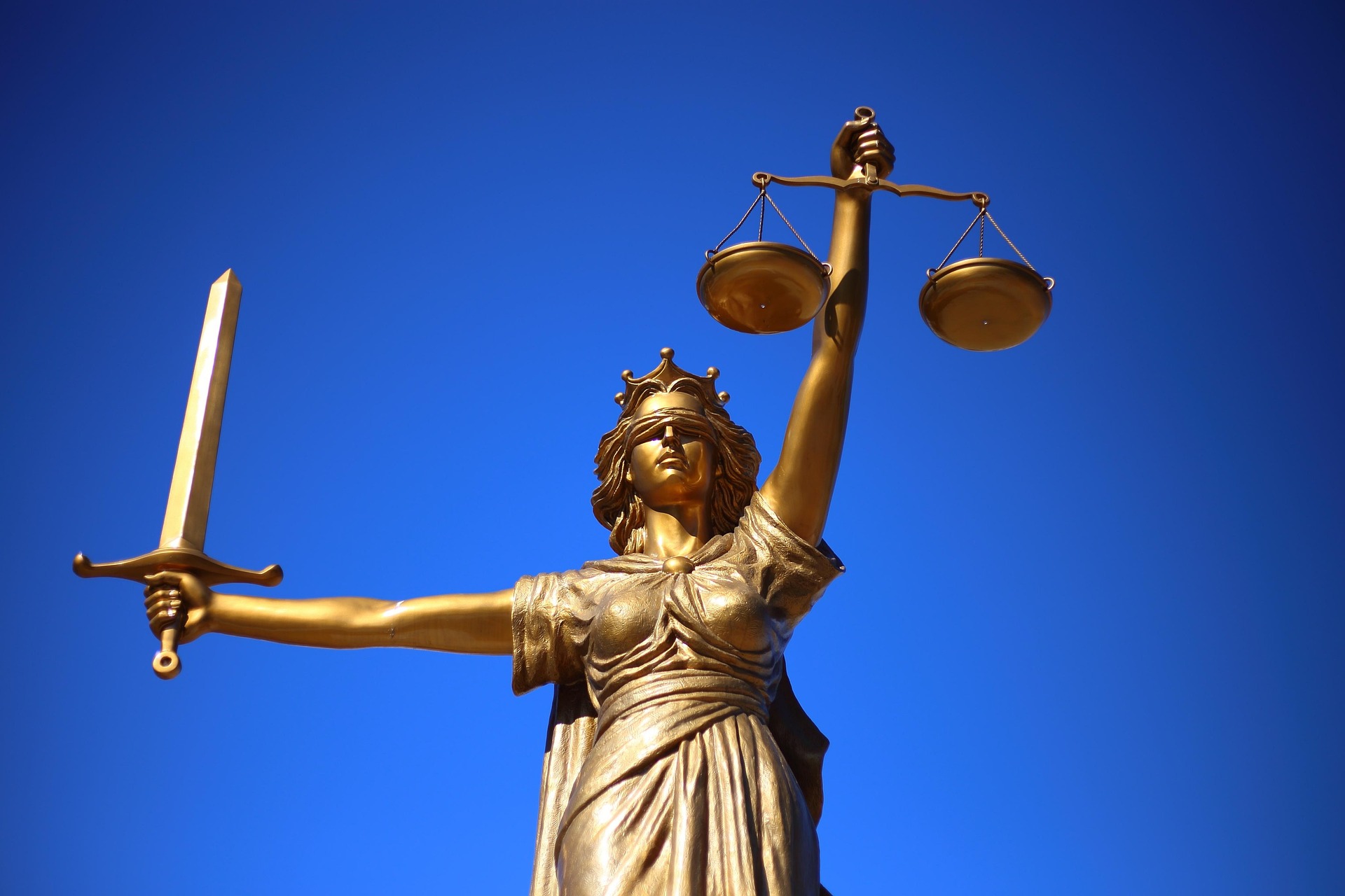 Legal scales and justice concept